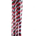 DRUCIKI KREATYWNE 30 CM TRÓJKOLOROWE, 10 SZT.