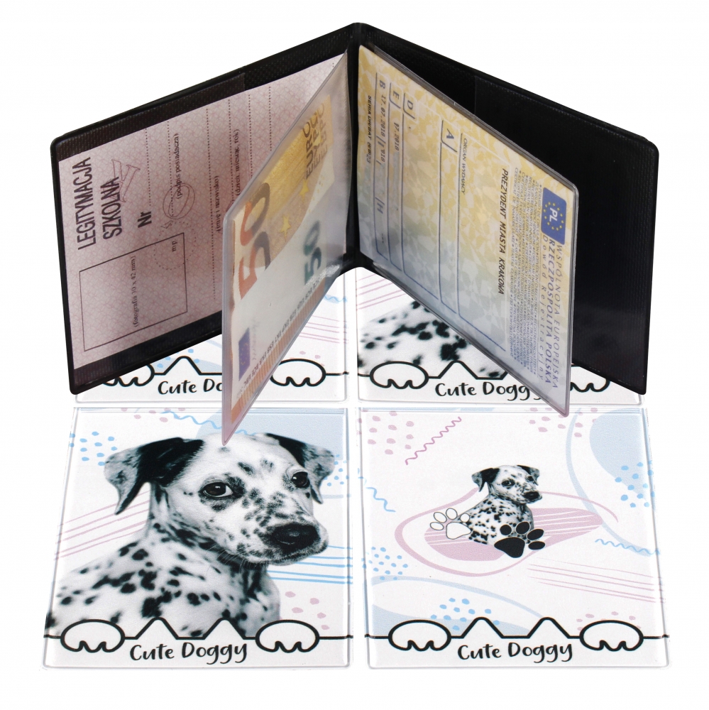 OKŁADKA NA DOKUMENTY UCZNIA PION CUTTE DOGY