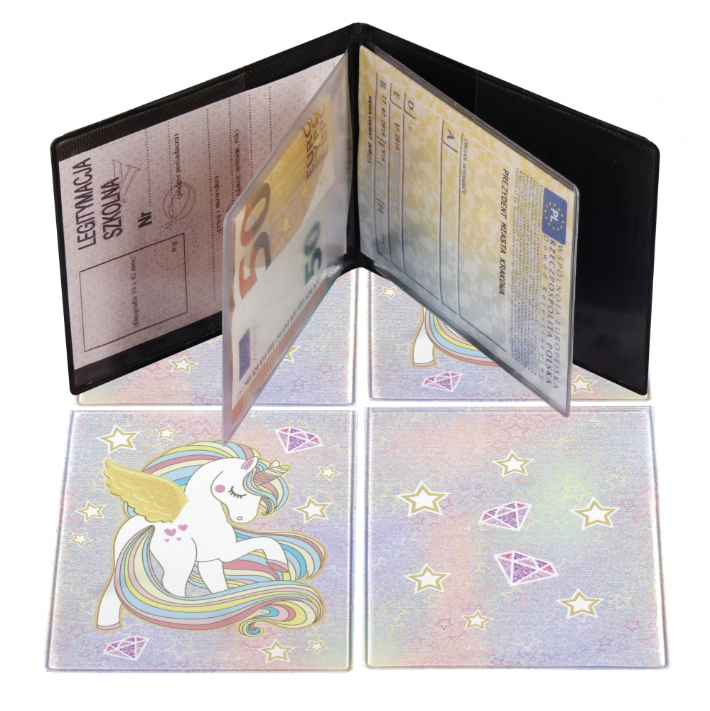 OKŁADKA NA DOKUMENTY UCZNIA PION UNICORN