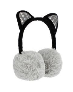 NAUSZNIKI KOT SZARY STARPAK