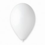 Balony G90 pastel 10" - białe 01/ 50 szt.