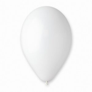 Balony G90 pastel 10" - białe 01/ 50 szt.