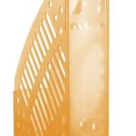 POJEMNIK NA DOKUMENTY AŻUROWY  A4 POMARAŃCZOW TRA