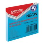 BLOCZEK SAMO.P OFFICE 7,6X7,6, 100K NEON NIEBIESKI