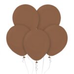 Balony Beauty&Charm, pastelowe brązowe 12"/ 50 szt