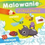 Malowanie doklejanie Owady Kolorowanka + Naklejki