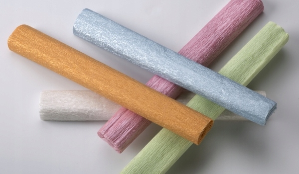 BIBUŁA MARSZCZONA 25X200 MIX PERŁA 5szt HAPPY C