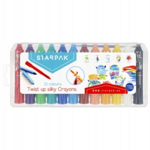 KREDKI W SZTYFCIE WYKRĘCANE 12KOL STARPAK