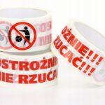 TAŚMA Z NADRUKIEM OSTROŻNIE FRAGILE 45mmx40m