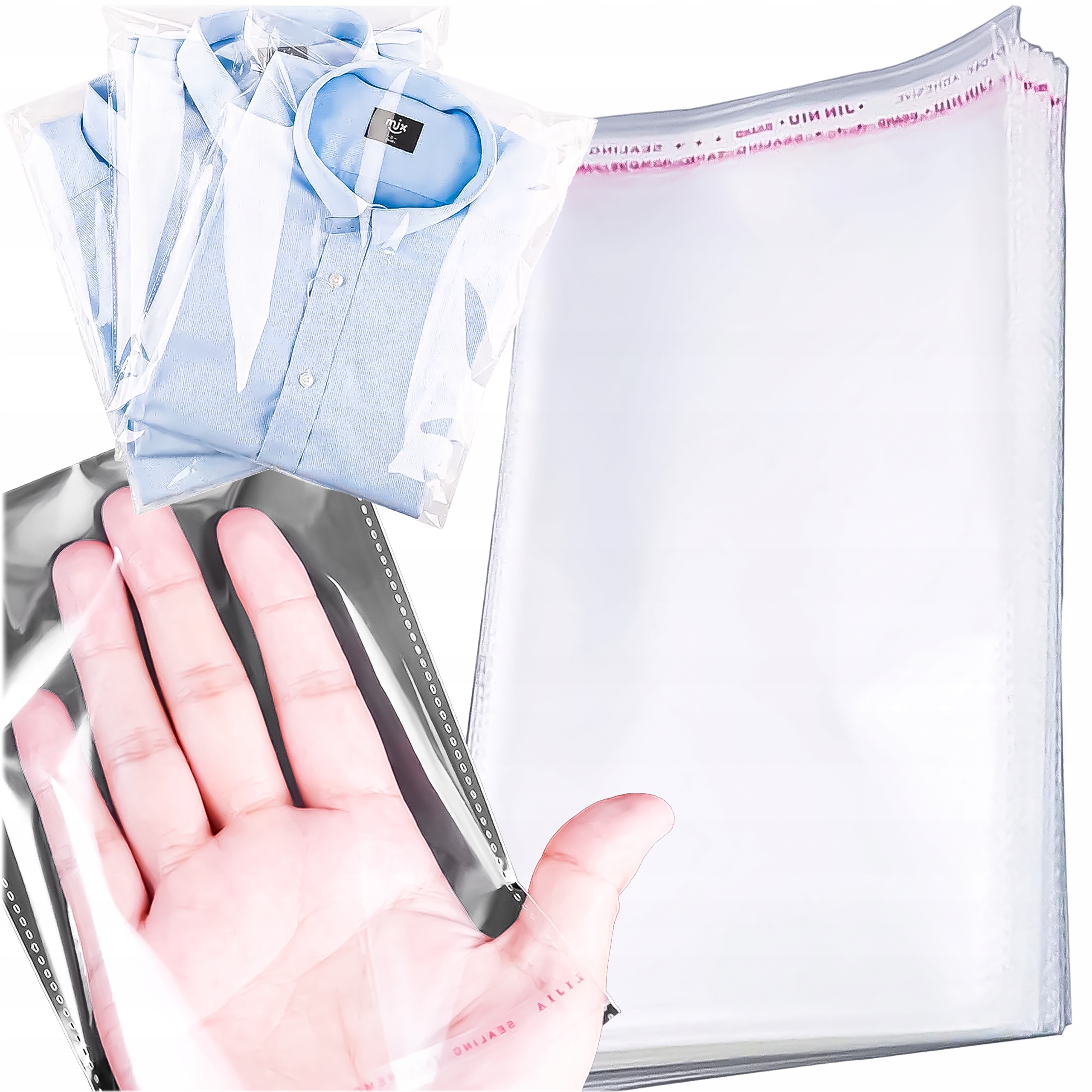 WORECZKI CELAFONOWE ZAKLEJANE 28 X 30 100 SZT