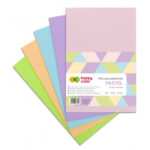 Pianka PASTEL Happy ColorA4, 5ark, 5 kolor.