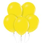 Balony Beauty&Charm, pastelowe żółte 12"/ 50 szt.