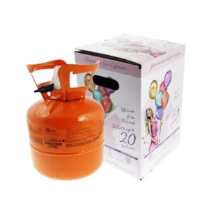 Butla z helem (jednorazowa) na 20 balonów 9"