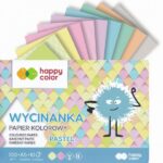 BLOK WYCINANKA PASTEL A5 10 ARK 100g  HAPPY COLOR