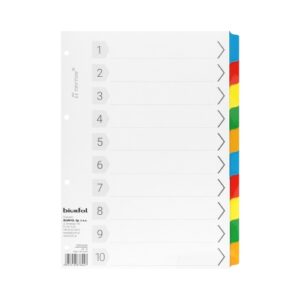 Przekładki laminowane A4 - 10 TRY-02-05 BIURFOL