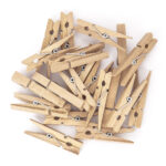 KLAMERKI DREWNIANE 4,8 CM, 20 SZT.