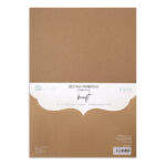 ZESTAW PAPIERÓW 220G - KRAFT, A4, 20 ARK