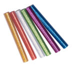 WKŁADY KLEJOWE BROKATOWE 7 MM, 6 SZT.