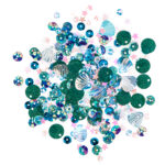 CEKINY OPALIZUJĄCE MIX, 15 G, SEA