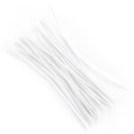 DRUCIKI KREATYWNE 30 CM BIAŁE, 25 SZT