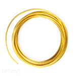 DRUCIK METALOWY 2 MM, 5 M - ZŁOTY