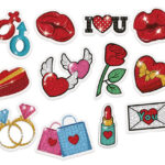 HAFT DIAMENTOWY - NAKLEJKI LOVE