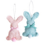 ZAWIESZKI FUTERKOWE KRÓLICZKI 9CM, 2 SZT. PASTEL