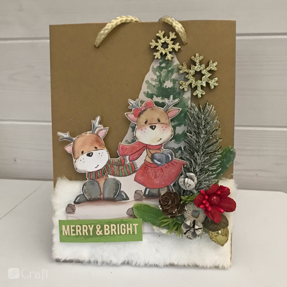 TORBA PAPIEROWA 20 X 28 CM, KRAFT - obrazek 2