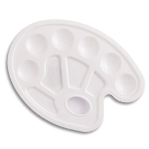 PALETA MALARSKA BIAŁA PLASTIKOWA