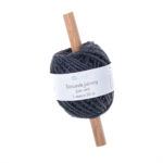 SZNUREK JUTOWY ANTRACYTOWY, 2MM X 30M