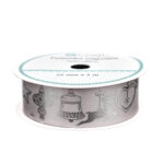 TASIEMKA SATYNOWA LOVABLE CHRISTMAS, 25 MM X 5 M,