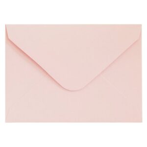 Koperta 70 x 100mm gładki różowy satynowy 130g