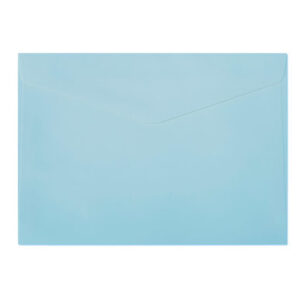 Koperta C5 Gładki niebieski satynowy 130g 10szt