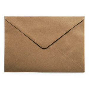 Koperta C5 Kraft ciemnobeżowy 120g 10szt