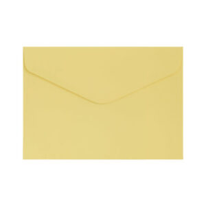 Koperta C6 Gładki żółty  satynowany 130g 10szt