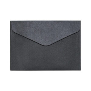 Koperta C6 Pearl czarny 150g 10szt