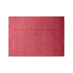 Koperta C6 Pearl czerwony 120g 10szt