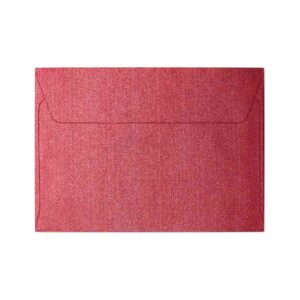 Koperta C6 Pearl czerwony 120g 10szt