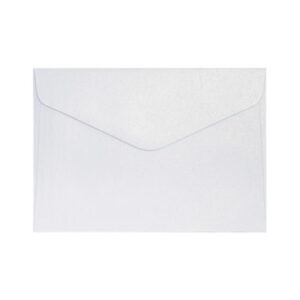 Koperta C6 Pearl diamentowa biel 150g 10szt