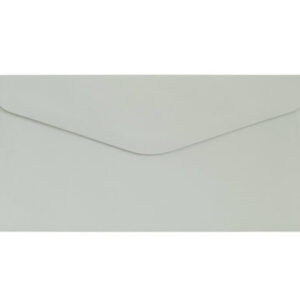 Koperta DL Gładki jasnoszary satynowan 130g, 10szt