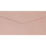 Koperta DL Gładki pudrowy róż satynowan 130g,10szt