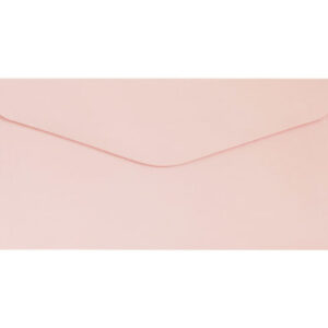 Koperta DL Gładki różowy satynowany 130g, 10szt