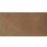 Koperta DL Kraft ciemnobeżowy 120g 10szt