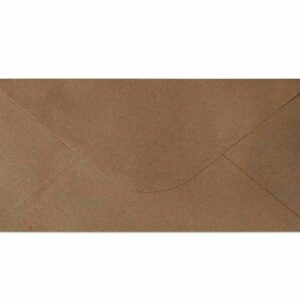 Koperta DL Kraft ciemnobeżowy 120g 10szt