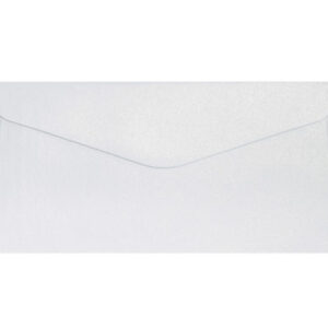 Koperta DL Pearl diamentowa biel 150g 10szt