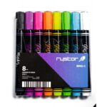 Markery kredowe RYSTOR neon 8szt