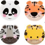 ZESTAW KUBKI I TALERZYKI ZWIERZĘTA