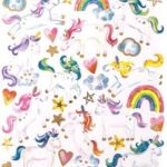 NAKLEJKI - JEDNOROŻCE, 31 SZT.