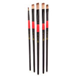 ZESTAW PĘDZLI PŁASKICH, 5 SZT.