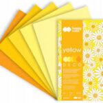 Blok Deco Yellow 170g, A4, 20ark, 5 kolorów